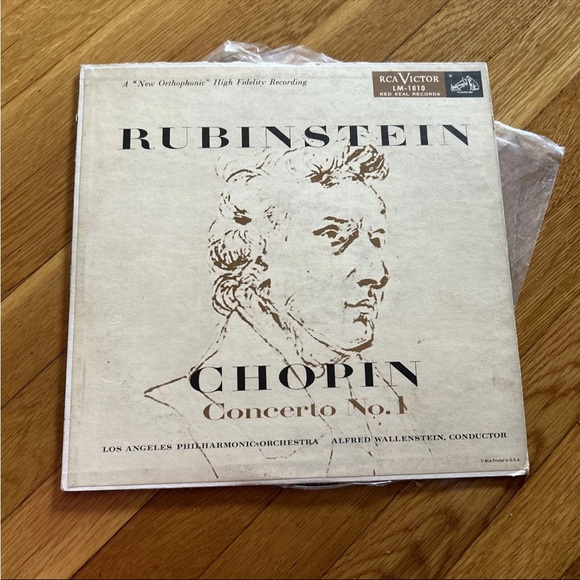 Vinyl Record - Rubinstein Chopin Concerto No. 1 - Picture 1 of 3